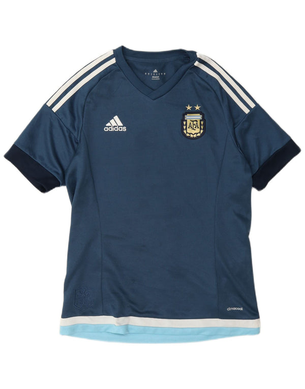 Γραφικό μπλουζάκι ποδοσφαίρου Adidas Mens National Argentina Top Small Blue