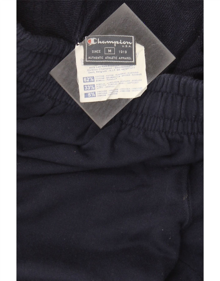 Champion Mens Tracksuit Trousers Joggers Medium Navy Blue Cotton