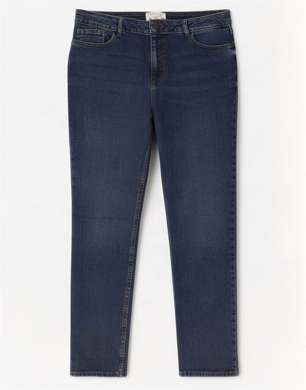 Jeans slim da donna Chesham Girlfriend Fat Face UK 14 grandi W34 L31 blu