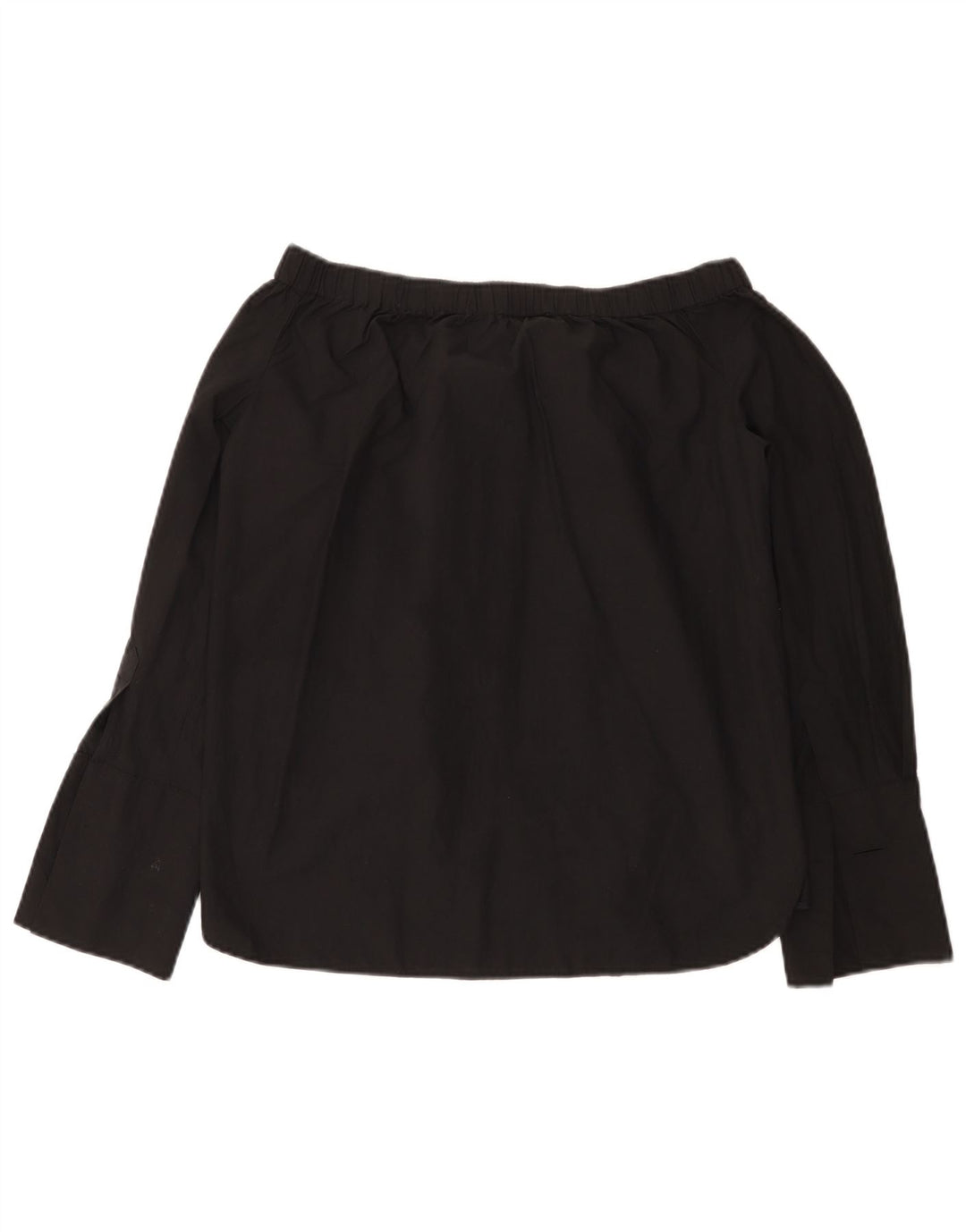Zara Womens Oversized Off Shoulder Top UK 6 XS Black