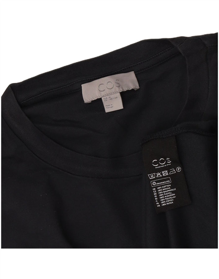 Cos Herren T-Shirt Top XL Marineblau Baumwolle