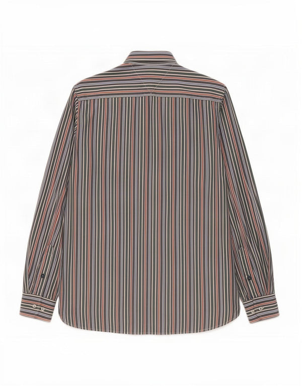 Tommy Hilfiger Mens Custom Fit Shirt Small Multicoloured Striped Cotton