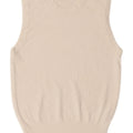 Zara Womens Vest Tank Top UK 12 Medium Off White Viscose