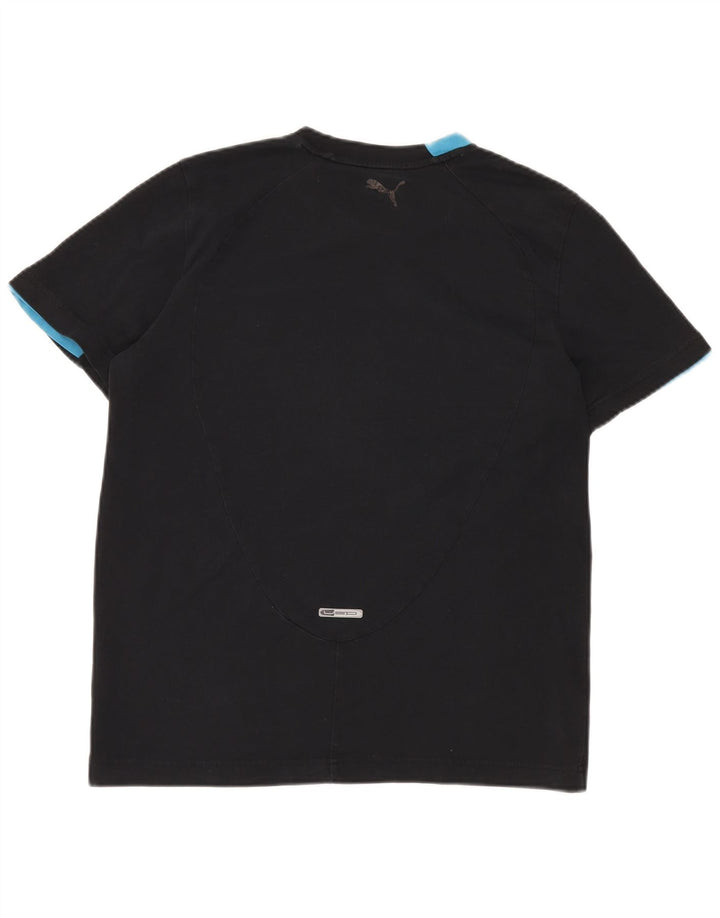 T-shirt grafica da uomo PUMA Top in cotone nero medio