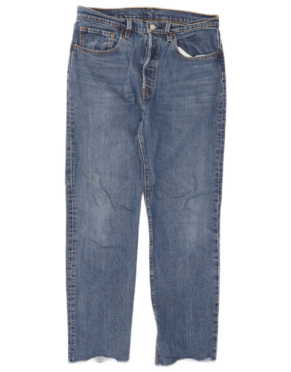 Blugi drepti pentru bărbați Levi's 501 W30 L30 Bumbac albastru
