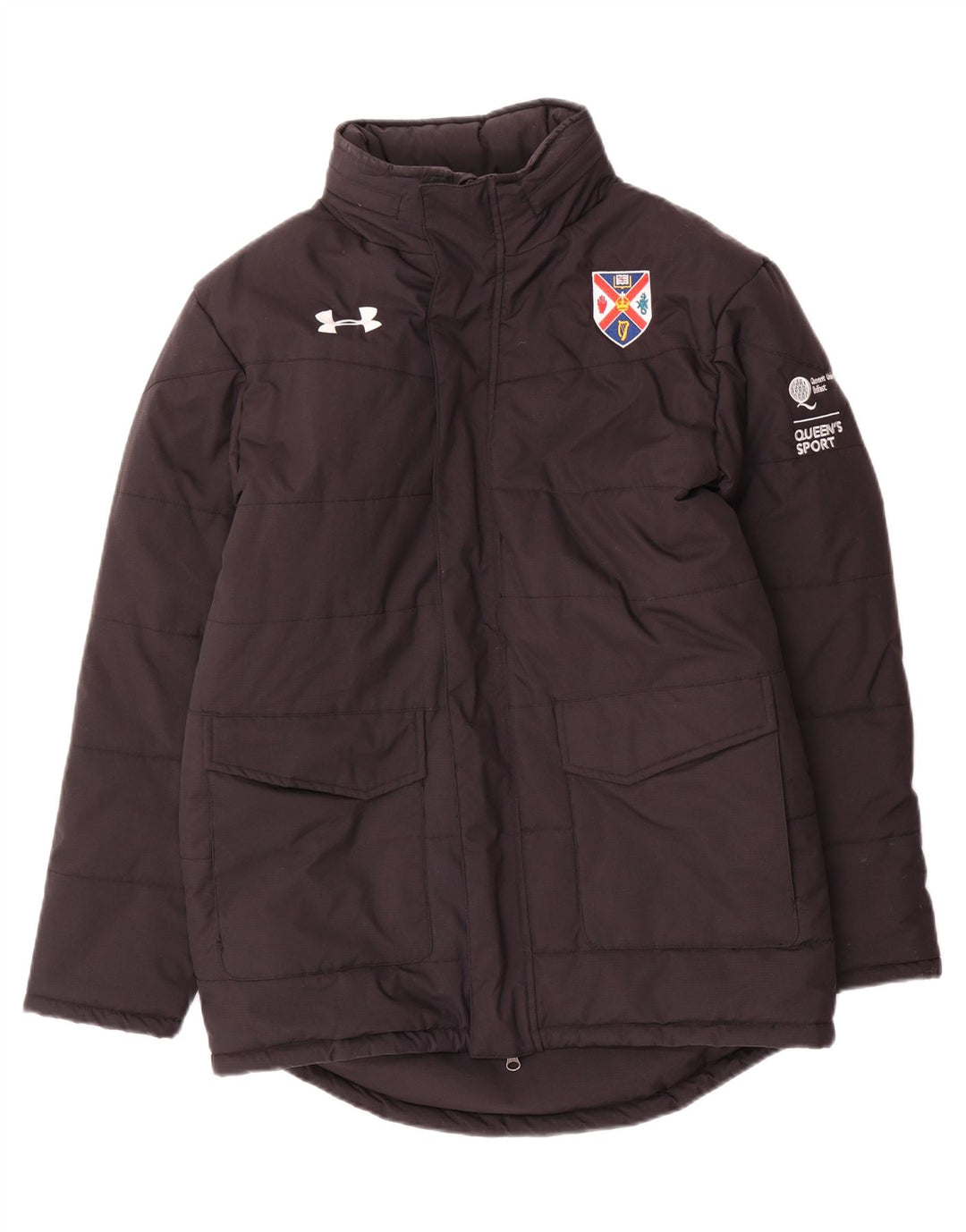 Under Armour Herre Polstret Frakke UK 38 Medium Sort Nylon