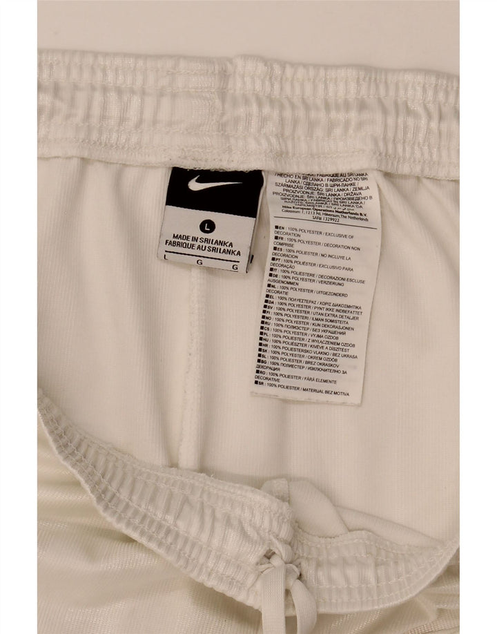 Nike Mens Sport Shorts Large  White Polyester