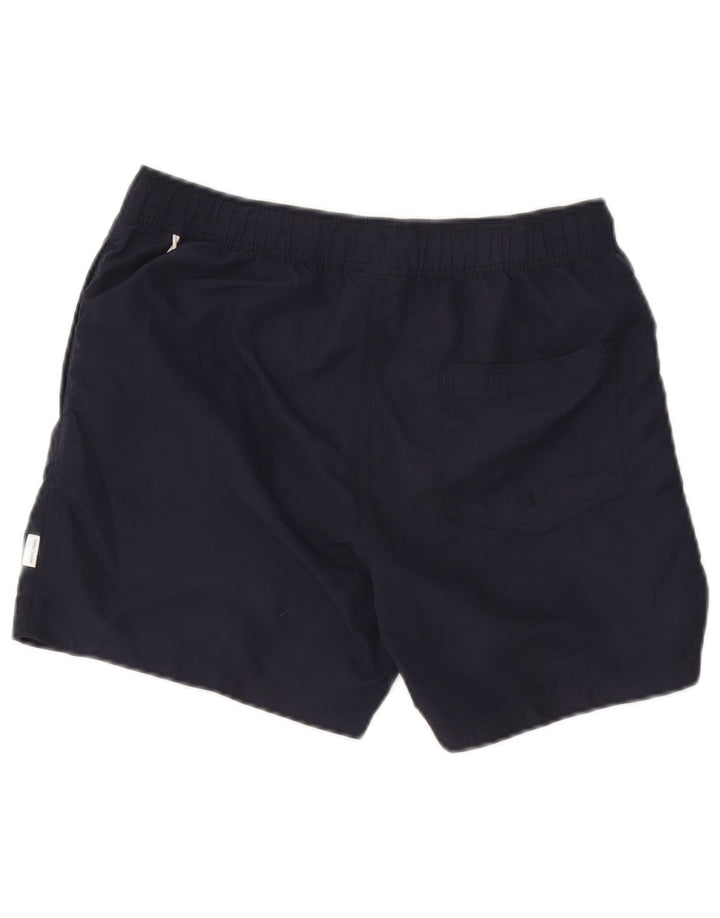 Jack & Jones Mens Swimming Shorts Small  Navy Blue Polyester