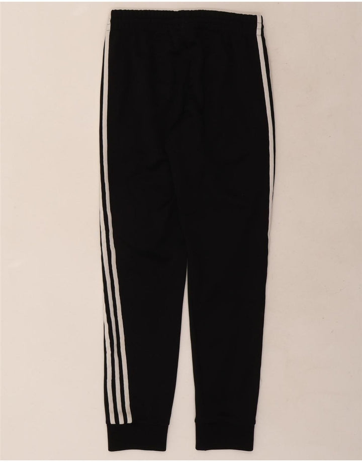 Adidas Mens Tracksuit Trousers Joggers Small Black Polyester