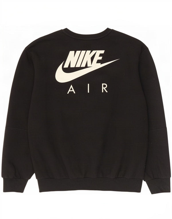 Nike Mens Graphic Sweatshirt Jumper 2XL Black Cotton