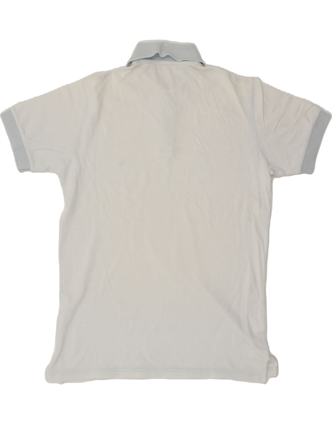 FAY Mens Polo Shirt Medium Blue Cotton Vintage Fay and Second-Hand Fay from Messina Hembry 