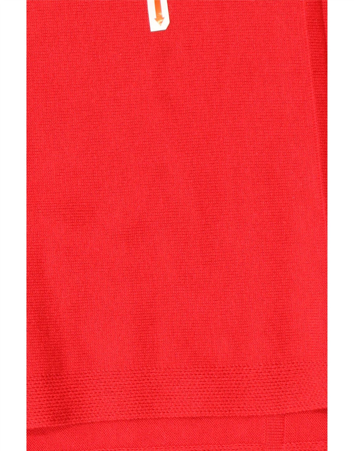 White Stuff Womens Boat Neck Jumper Sweater UK 12 Medium Red Cotton