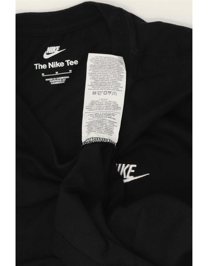 Nike Herre Top Langærmet Medium Sort Bomuld