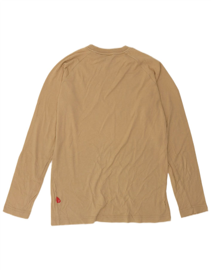 PUMA Mens Graphic Top Long Sleeve XS Beige