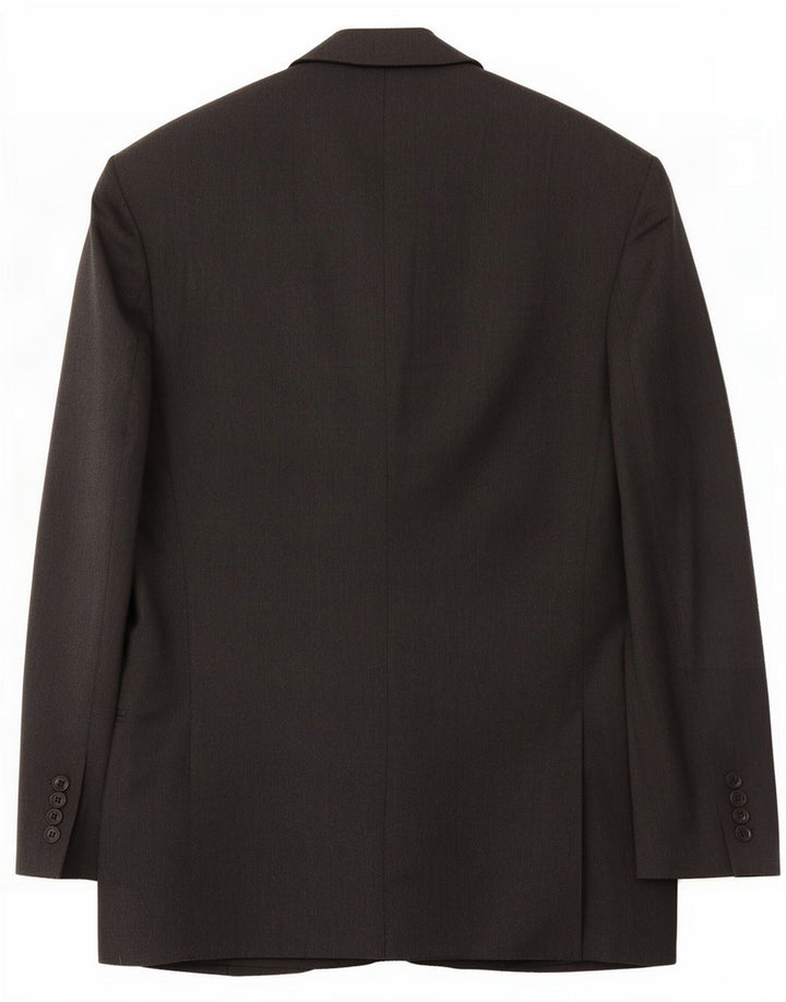 Jaqueta blazer masculina Yves Saint Laurent com peito duplo tamanho 48 cinza grande