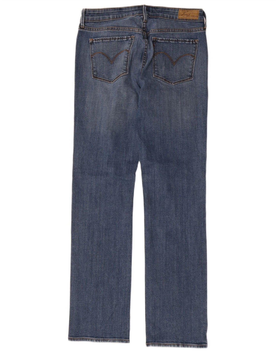 Levi's Jean droit légèrement courbé pour femme US 6 Medium W28 L30 Bleu Coton