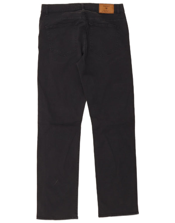 Gant Mens Jason Regular Fit Straight Jeans W32 L32 Sivi pamuk
