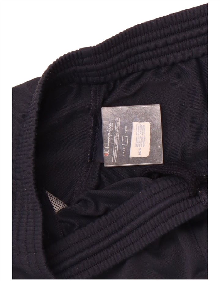 Pantaloni da tuta da uomo Champion Large in poliestere blu navy