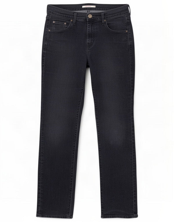 Женские прямые джинсы Levi's 505 США 6, средний размер W28 L29, синий хлопок