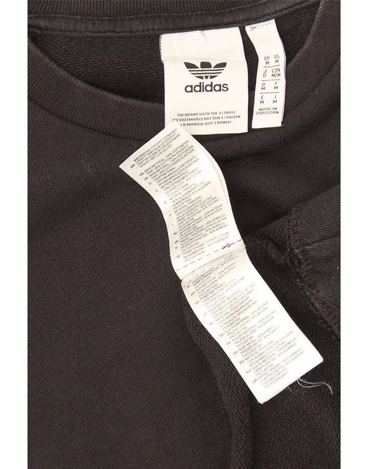Adidas Sweatshirt Jumper Medium Sort bomuld til mænd
