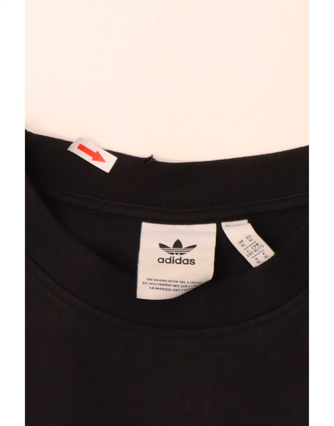 Adidas Herre Sweatshirt Jumper XL Sort Bomuld