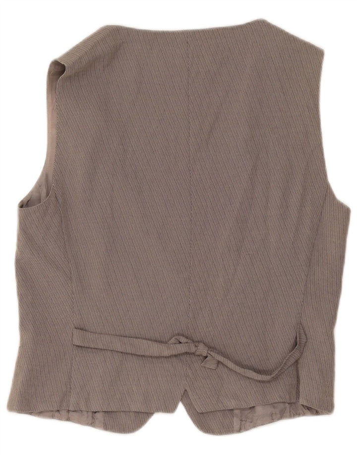 Marella Womens Waistcoat UK 12 Medium Grey