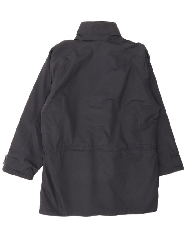 Ermenegildo Zegna Herre Windbreaker Jacket UK 40 Large Navy Blue Cotton