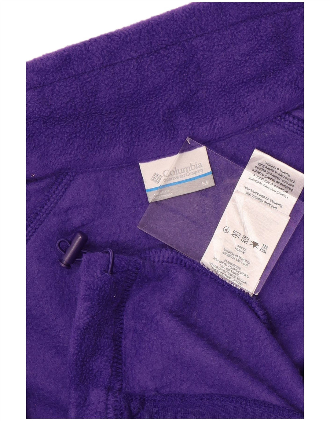 Giacca in pile da donna Columbia UK 14 poliestere viola medio