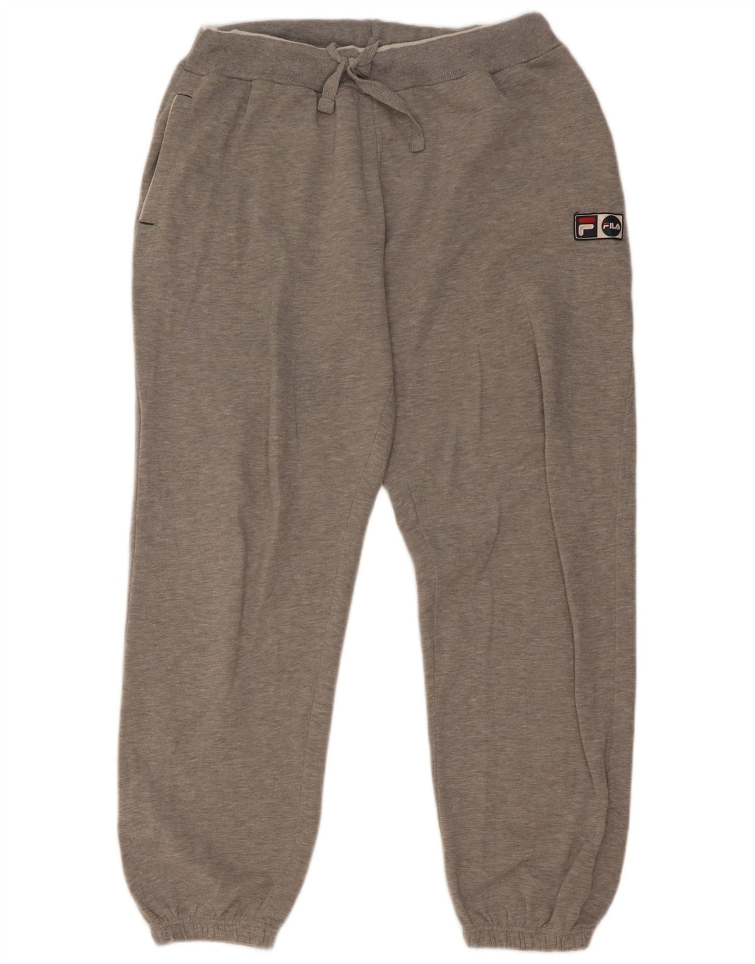 Fila Mens Tracksuit Trousers Joggers Medium Grey Flecked