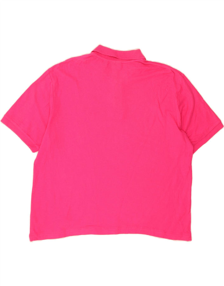 FILA Mens Polo Shirt 2XL Pink Vintage Fila and Second-Hand Fila from Messina Hembry 