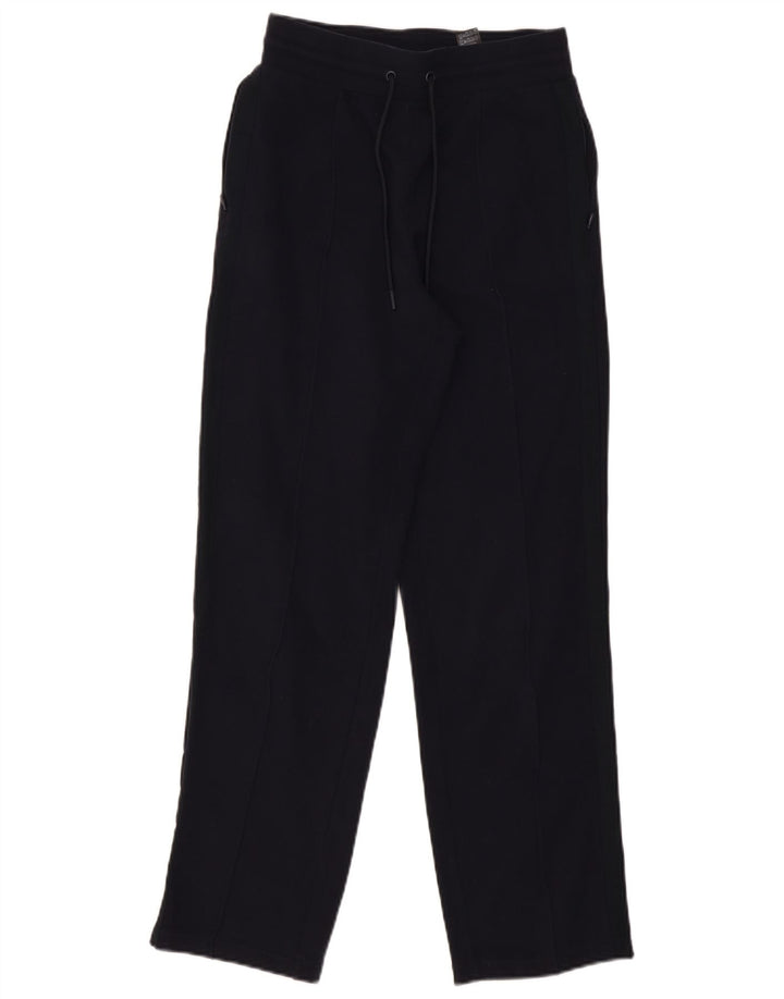 Marks & Spencer Womens Tracksuit Trousers UK 8 Small Navy Blue Cotton