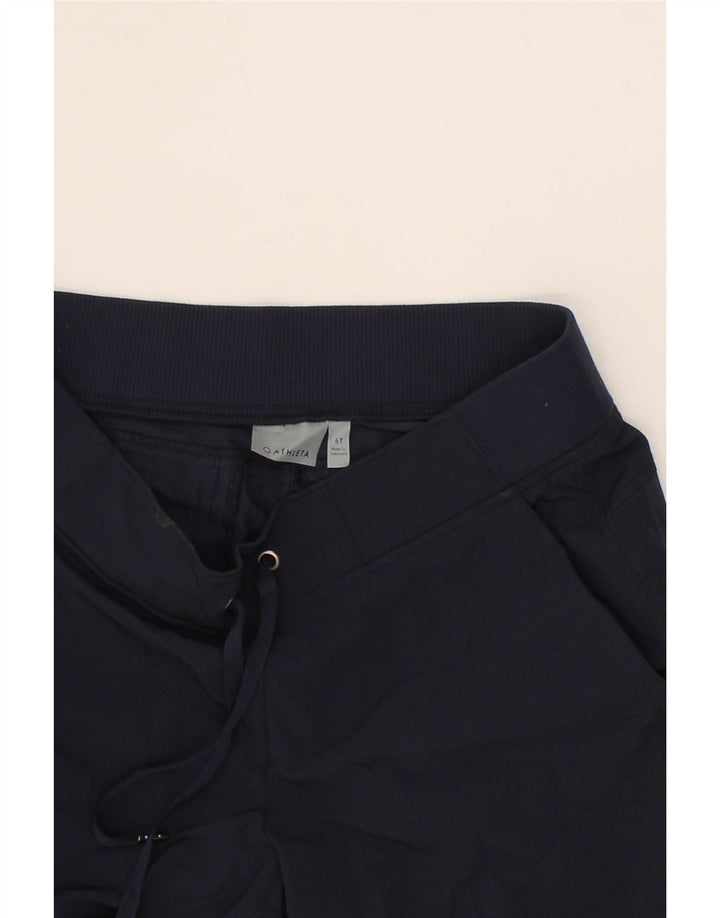 ATHLETA Womens Tracksuit Trousers US 6 Medium  Navy Blue Polyester Vintage Athleta and Second-Hand Athleta from Messina Hembry 