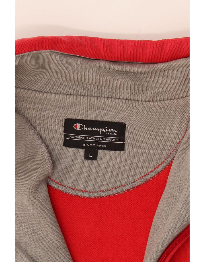 CHAMPION Mens Tracksuit Top Jacket Large Red Vintage Champion and Second-Hand Champion from Messina Hembry 