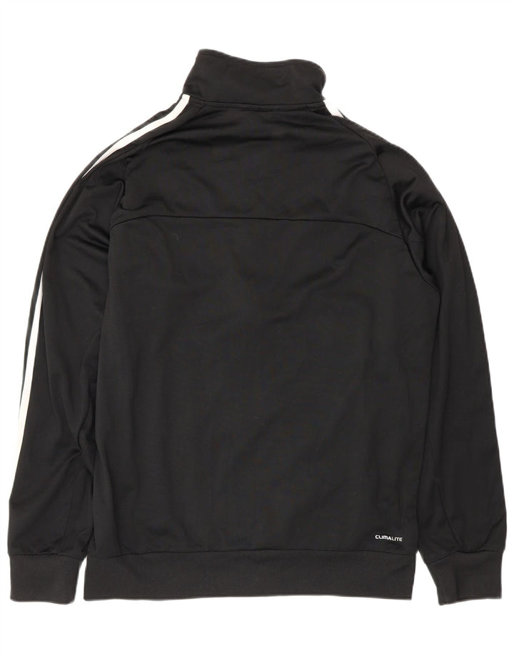 Giacca da tuta da uomo Adidas UK 40/42 Medium Nero Poliestere