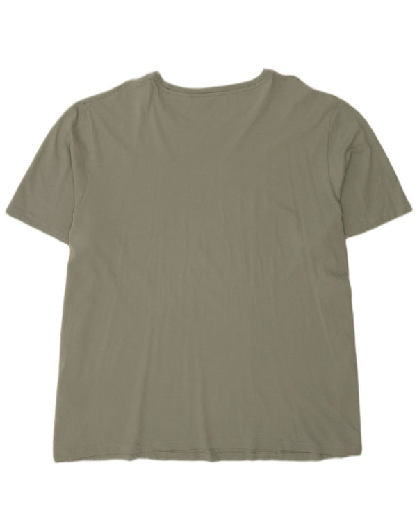 Camiseta gráfica masculina Jack & Jones Top 3XL algodão verde