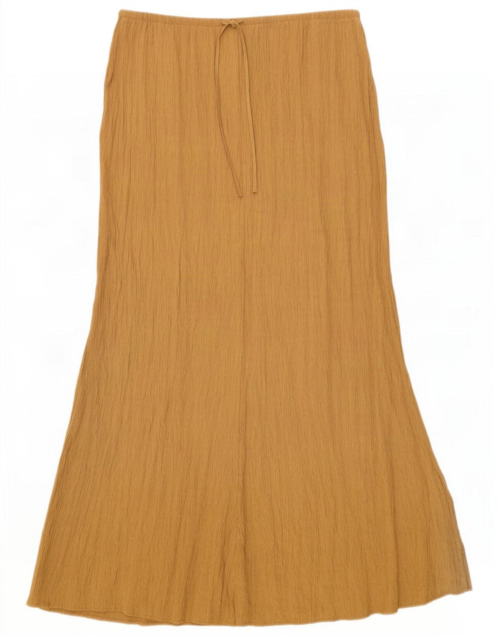 Zara Γυναικεία Maxi Φούστα Medium W28 Beige Viscose