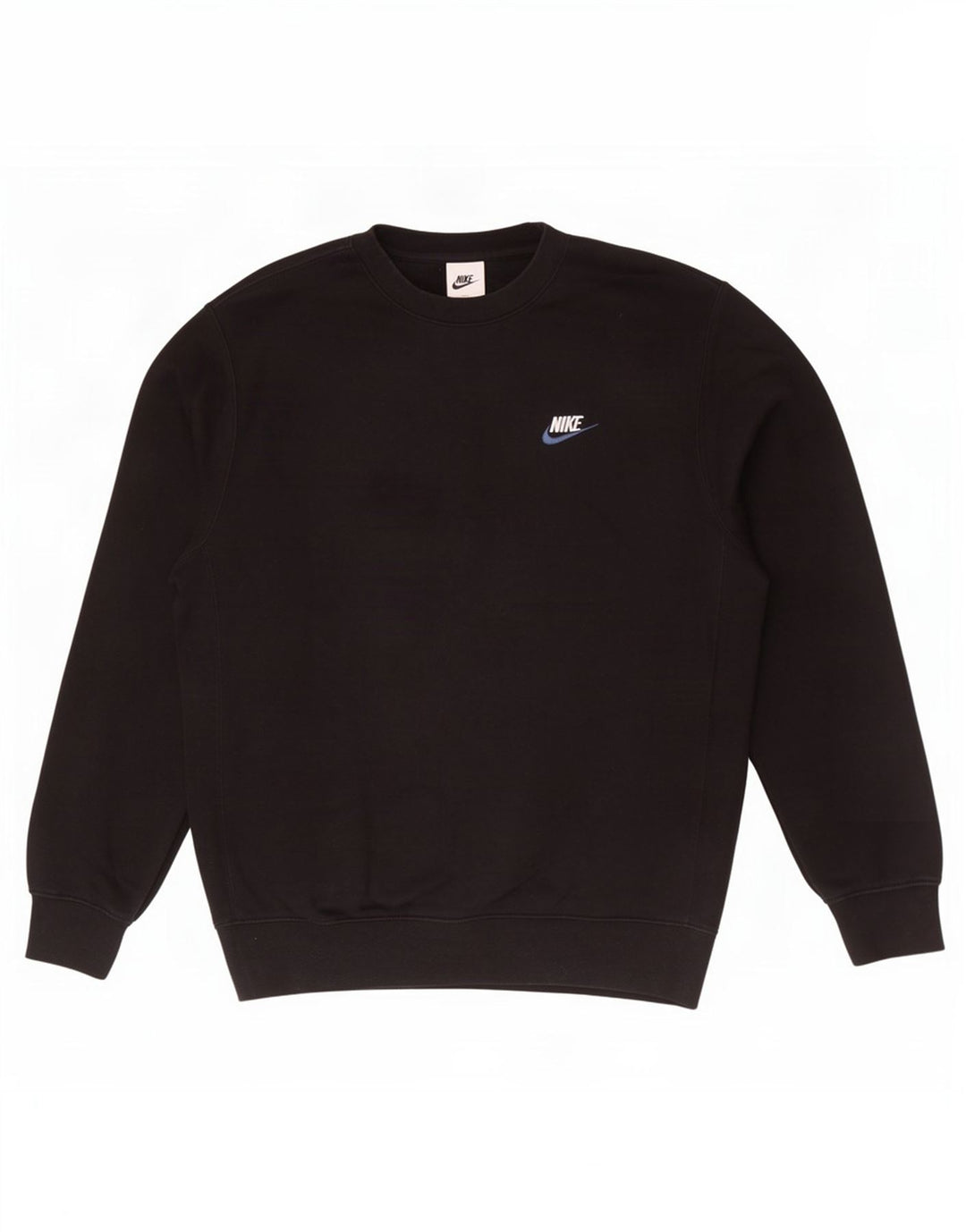 Nike Herre sweatshirt Jumper Medium Sort Bomuld