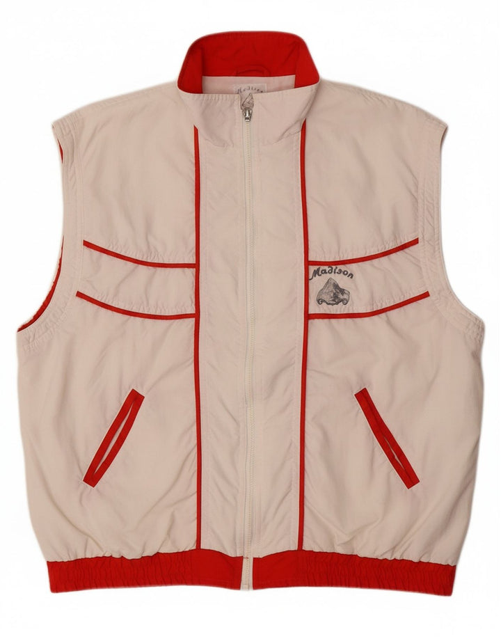 MADISON Womens Gilet IT 42 Medium White Polyamide Sports