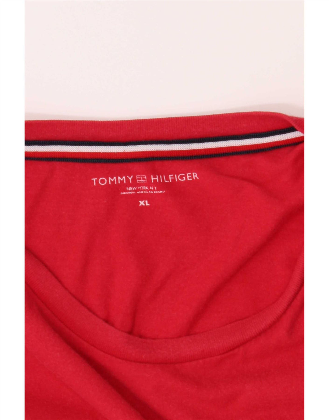 Tommy Hilfiger Mens Graphic T-Shirt Top XL Red