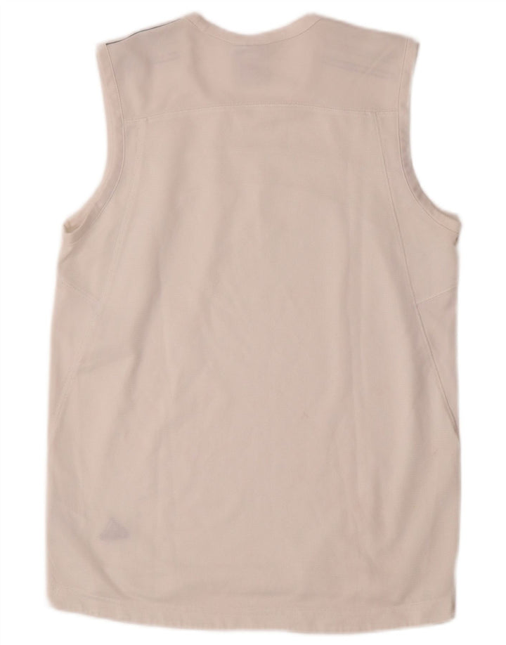 Adidas Mens Climacool Vest Top Small White Polyester