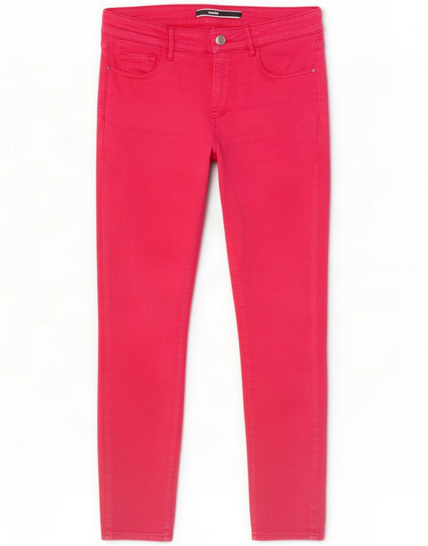 Massimo Dutti Jean skinny femme EU 36 XS W26 L27 Rose