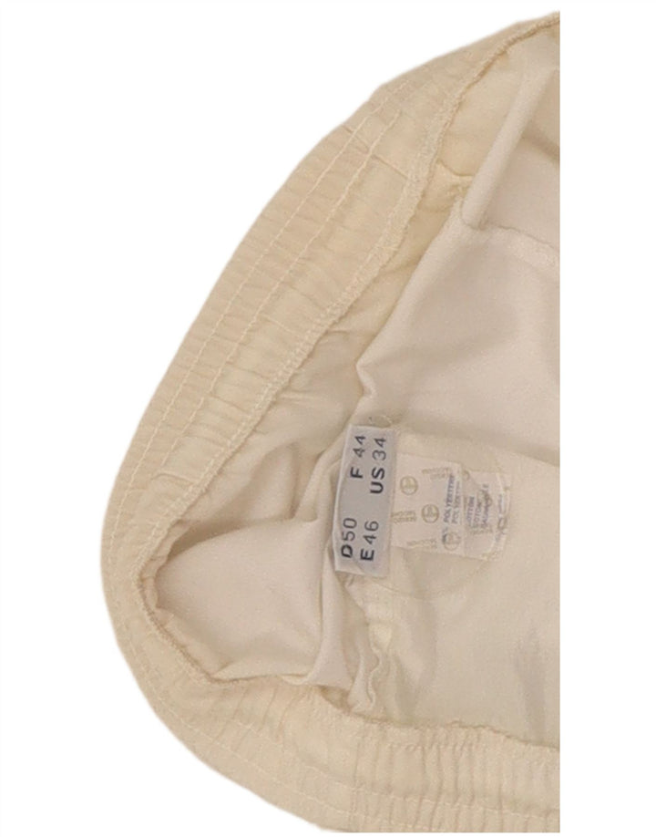 Sergio Tacchini Mens Graphic Sport Shorts EU 50 Medium White Polyester