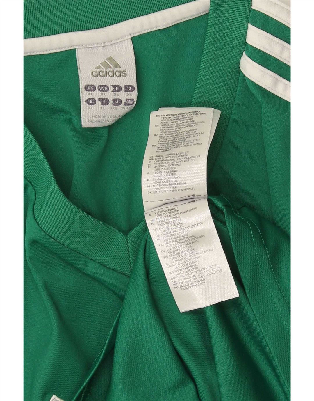 T-shirt da uomo Adidas Top XL verde poliestere