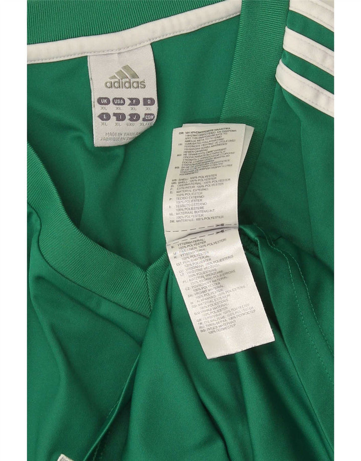 T-shirt da uomo Adidas Top XL verde poliestere