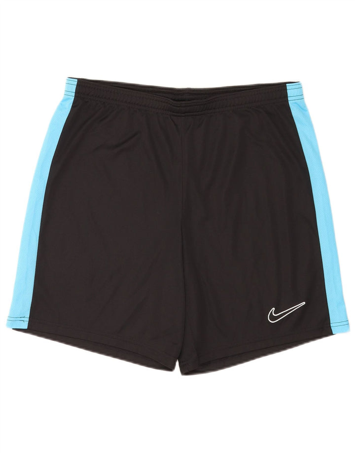Nike Mens Dri Fit Slim Sport Shorts Large Black Colourblock Polyester