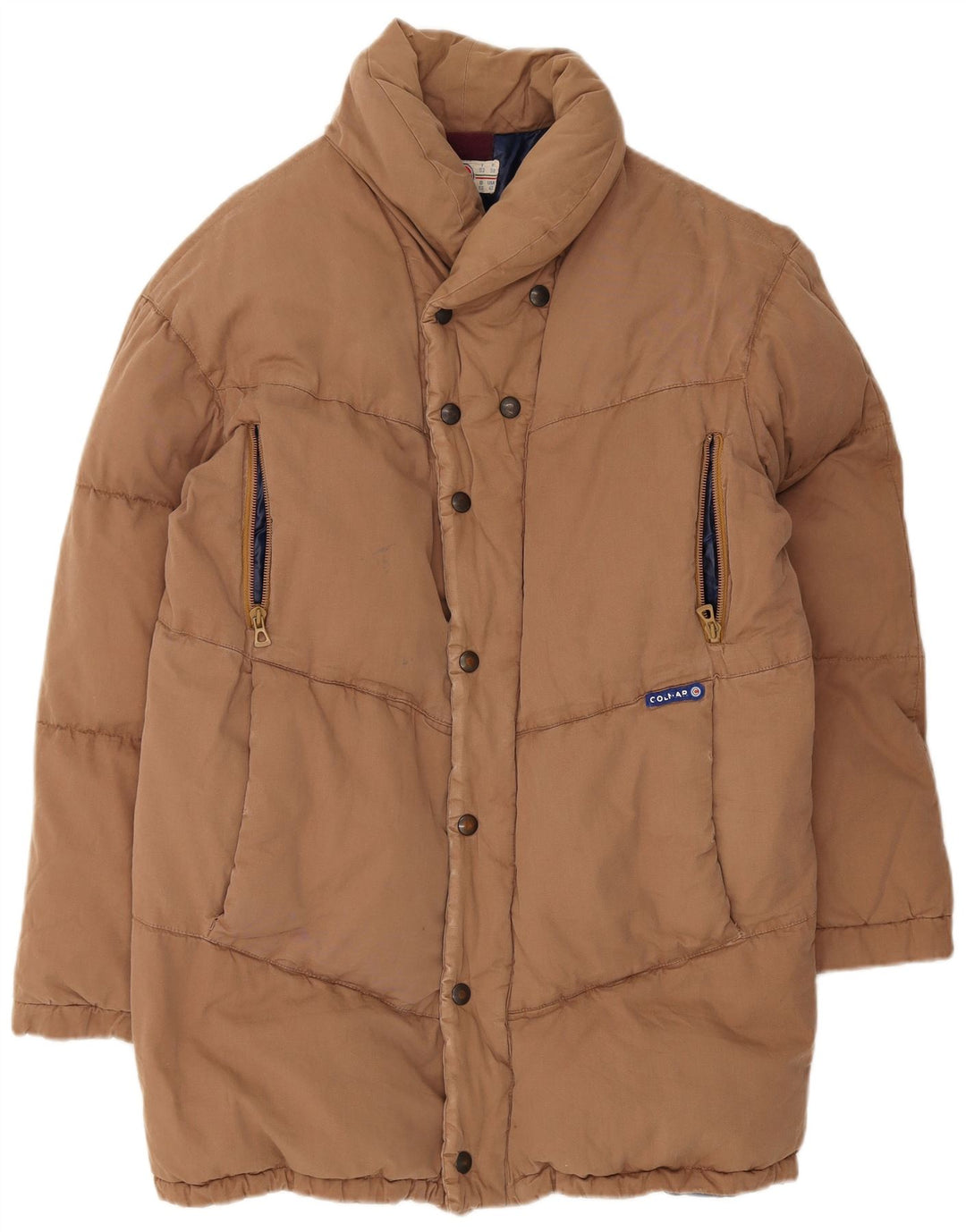 Piumino Uomo Colmar IT 52 Large Marrone Cotone