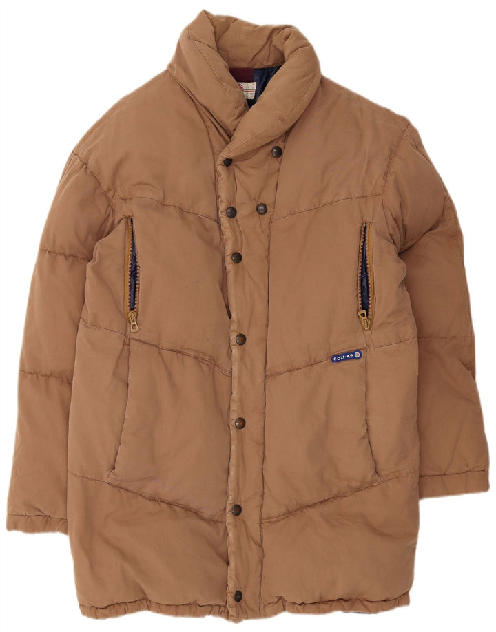 Piumino Uomo Colmar IT 52 Large Marrone Cotone