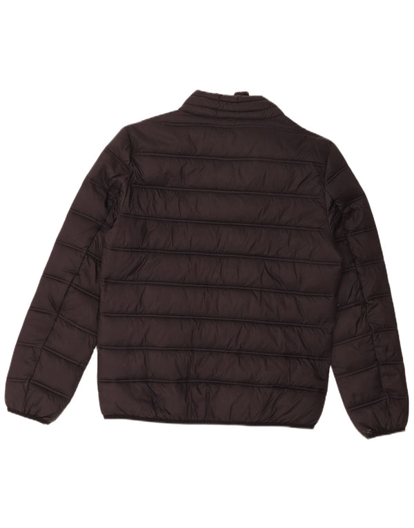 Guess Womens Padded Jacket UK 14 Medium Black Polyamide
