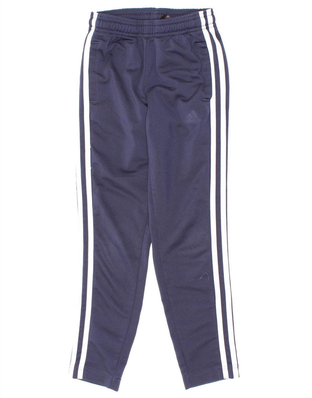 Adidas Boys Aeroready Tracksuit Trousers 7-8 Years Navy Blue Polyester