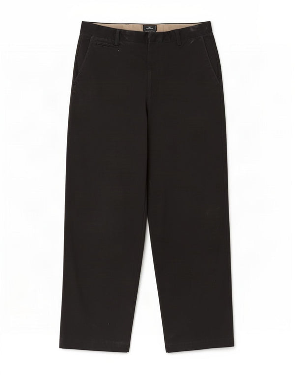 Dockers Mens Loose Fit Chino Trousers W32 L32 Black Cotton